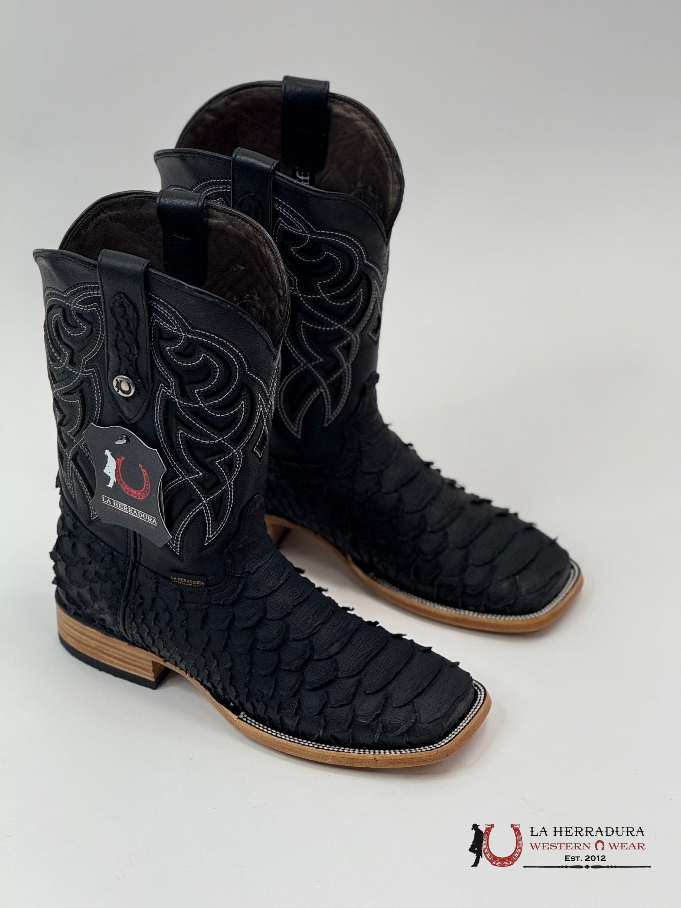LA HERRADURA EST. PITON MEGA NEGRO MATTE BOTAS HOMBRES