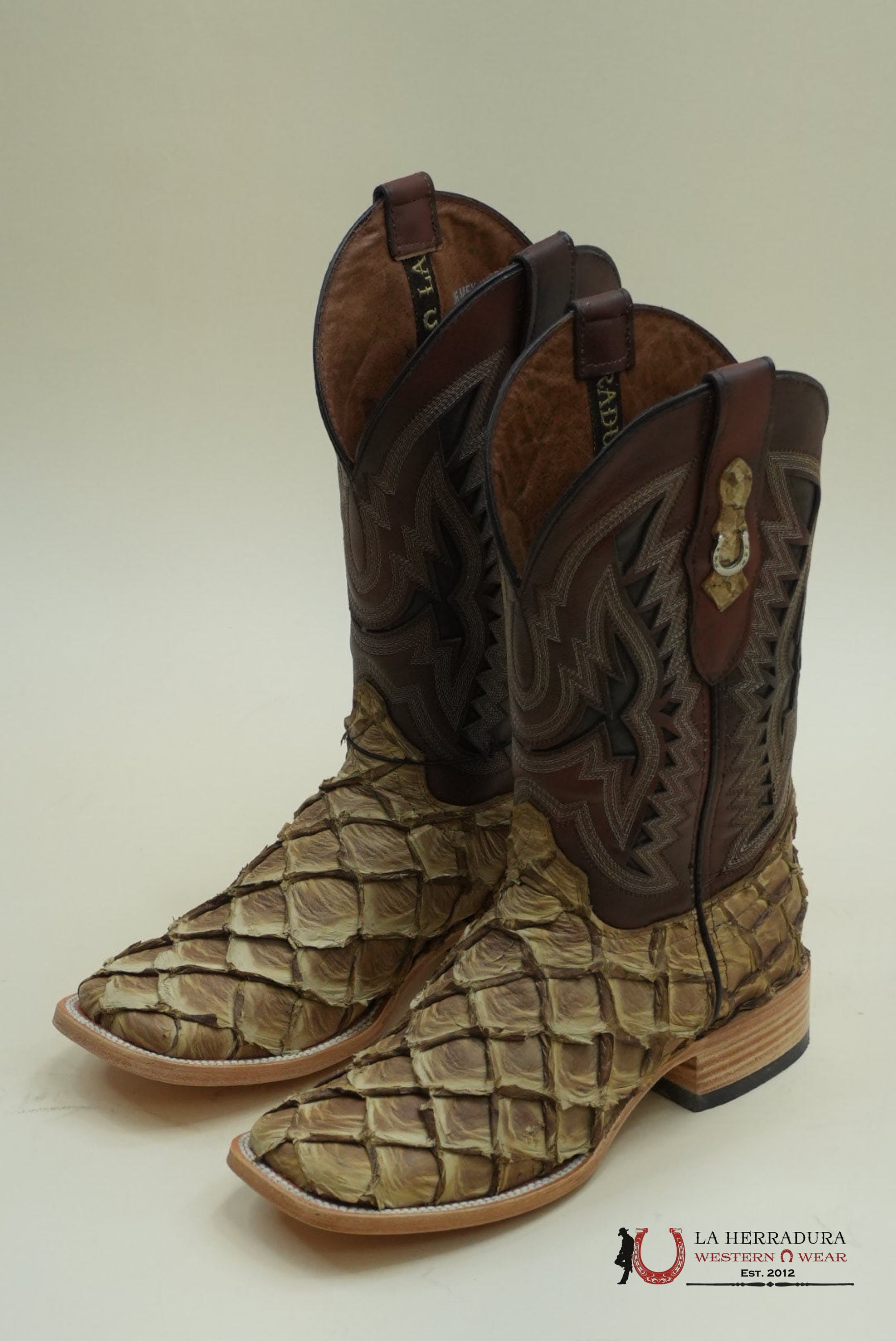 LA HERRADURA PESCADO SADDLE SAVANNA COGNAC BOOT BOTAS HOMBRES