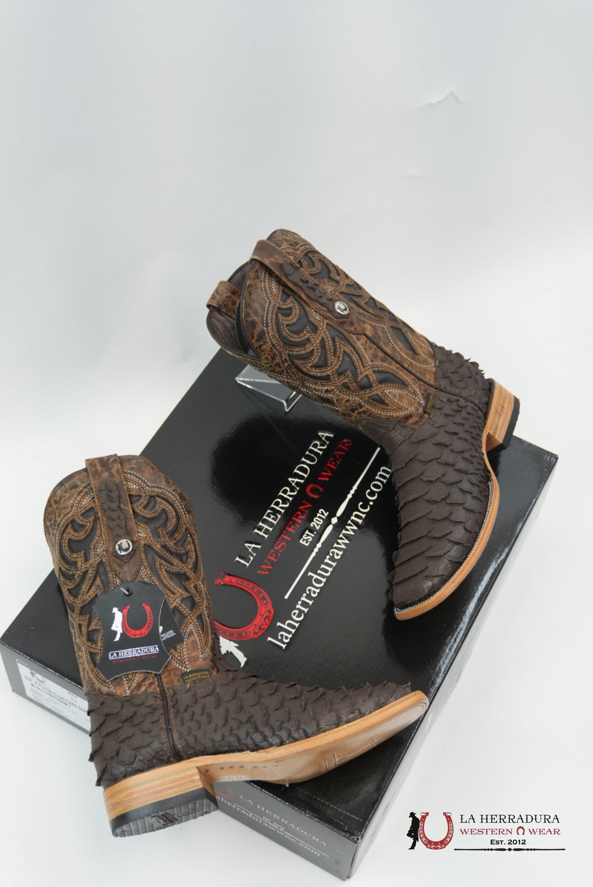 LA HERRADURA PITON CLON MEGA CAFE MATTE BOTAS HOMBRES