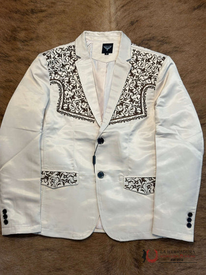 LAMASINI BOYS ROSE GOLD EMBROIDERED- LAM514