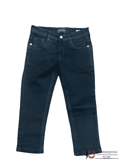 LAMASINI JET BLACK JEANS BOYS LAM1921