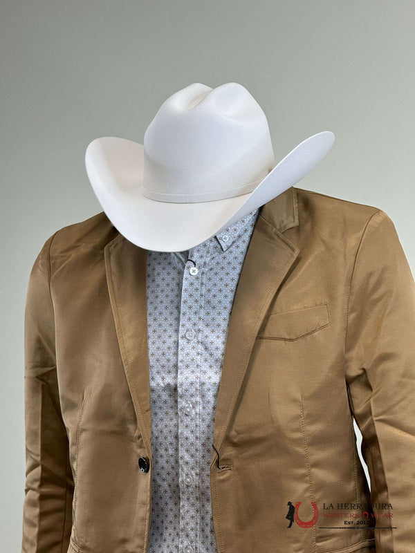 Saco Lamasini Color Café Claro para Hombre – LAM492