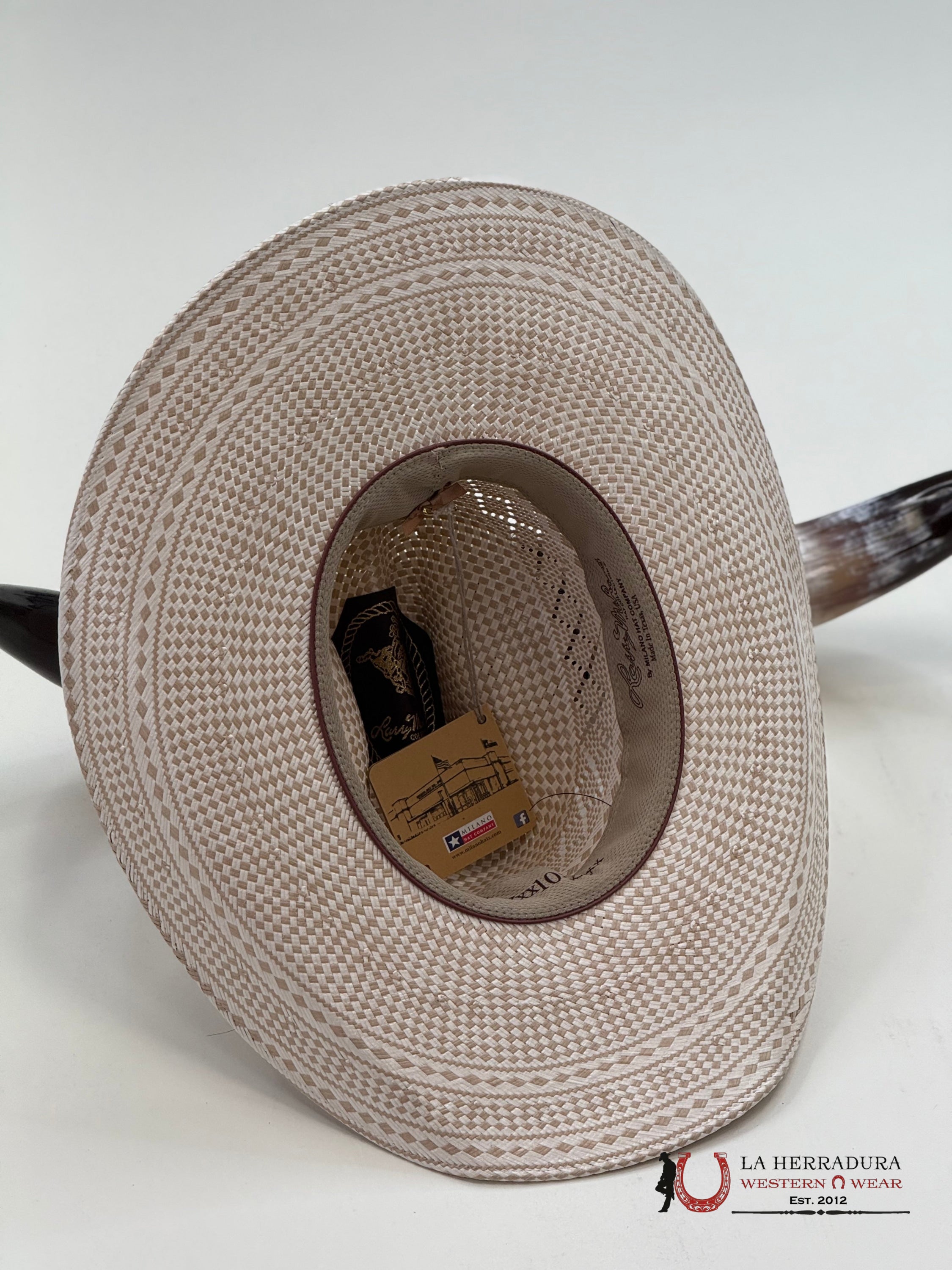 Larry Mahan Straw Hat 10x Cowboy TNIVY TEJANA
