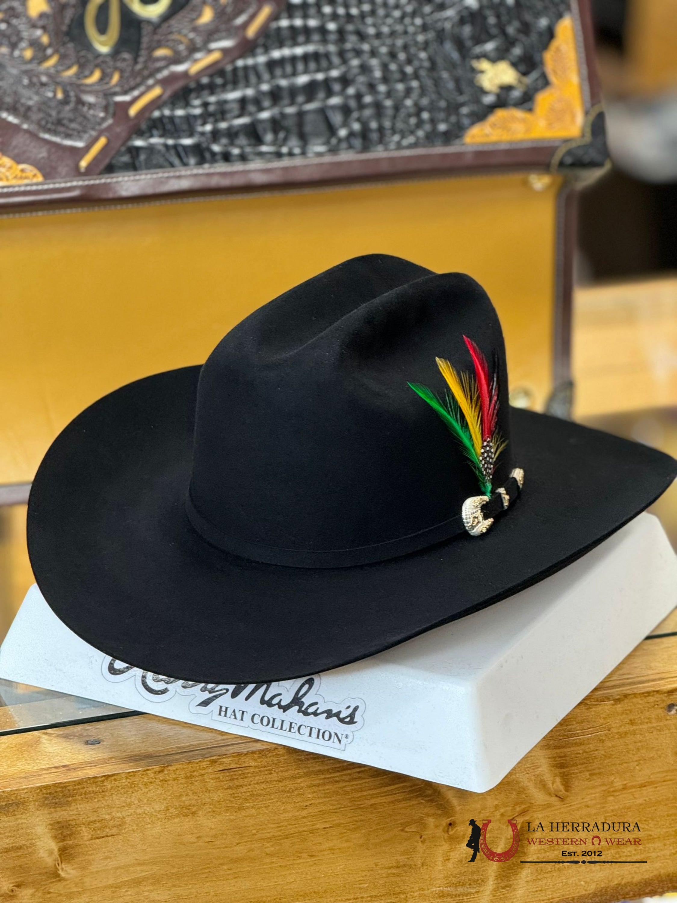 Larry Mahan´s 1000X Imperial Negro Cowboy Hat Tejana