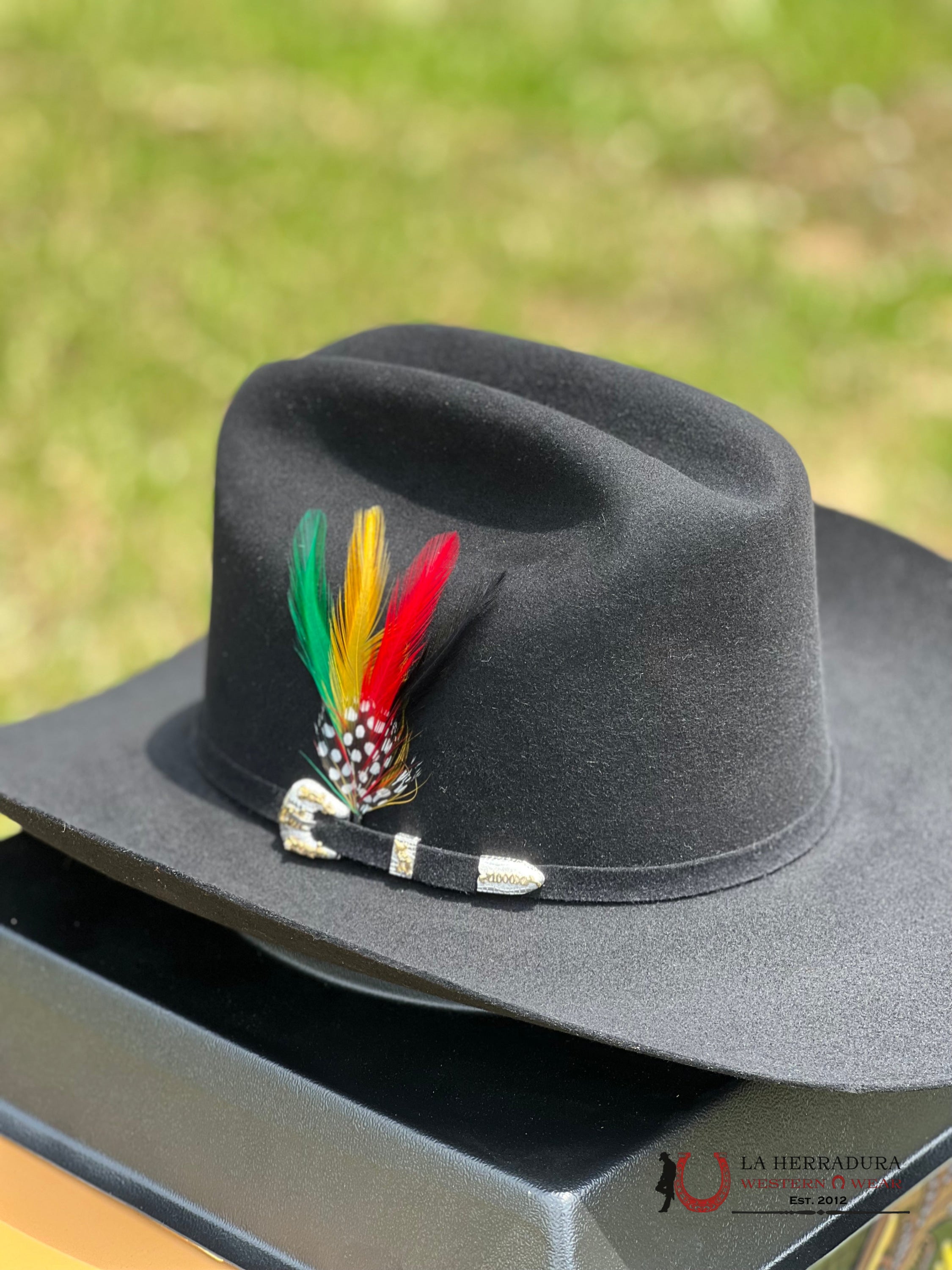 Larry Mahan´s 1000X Imperial Negro Cowboy Hat Tejana