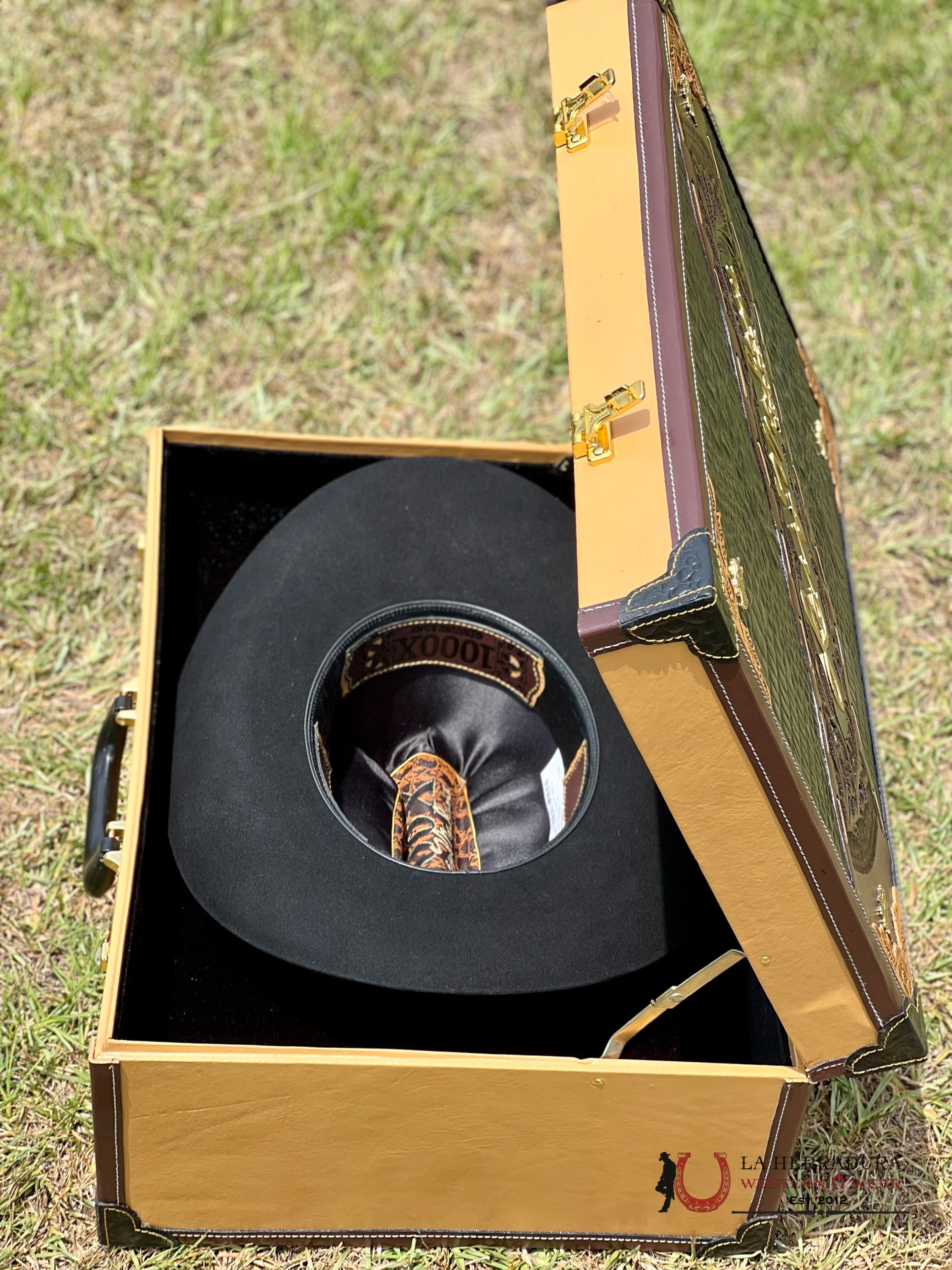 Larry Mahan´s 1000X Imperial Negro Cowboy Hat Tejana