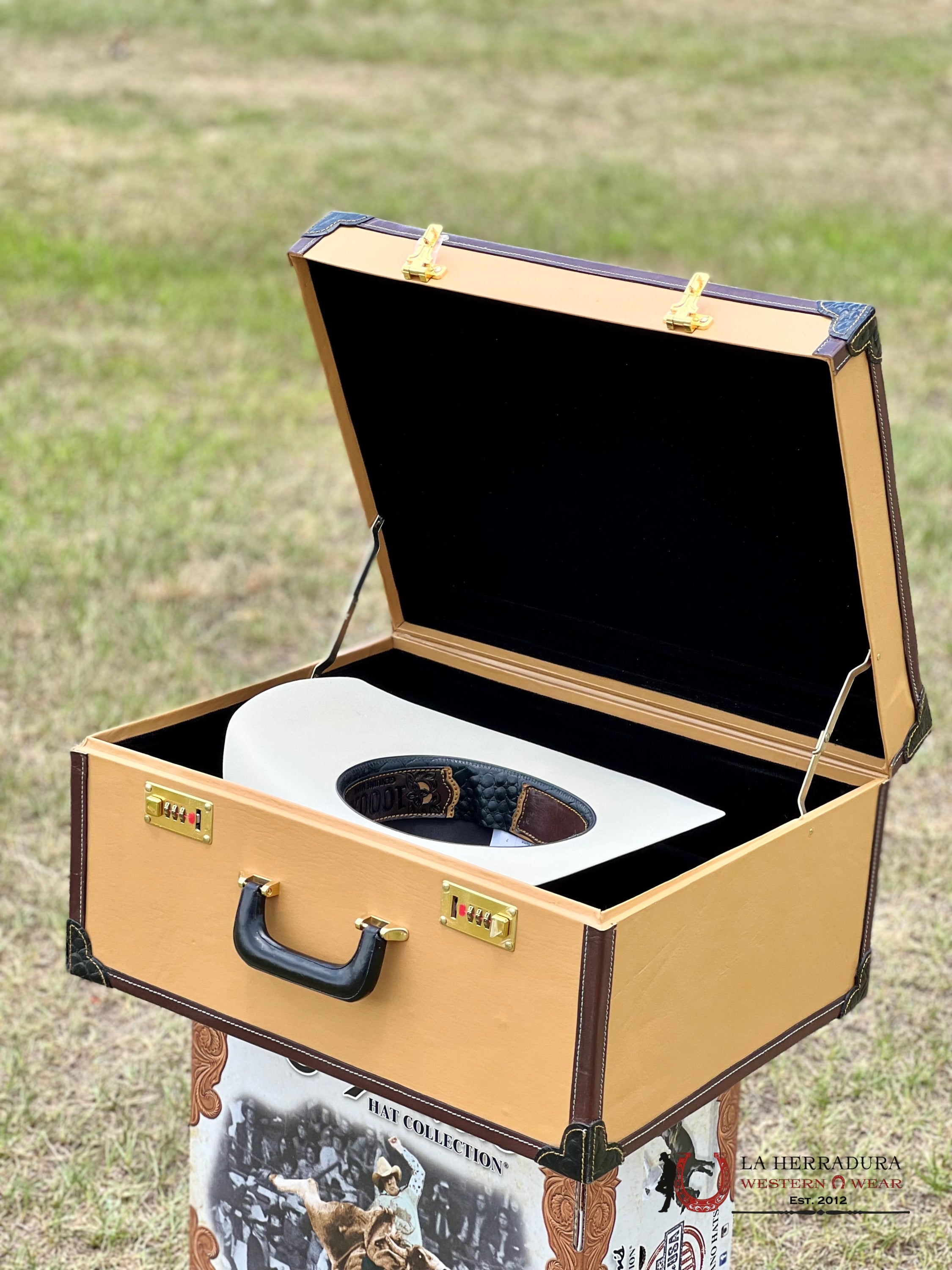 Larry Mahan´s 1000X Imperial Silver Belly Cowboy Hat Tejana