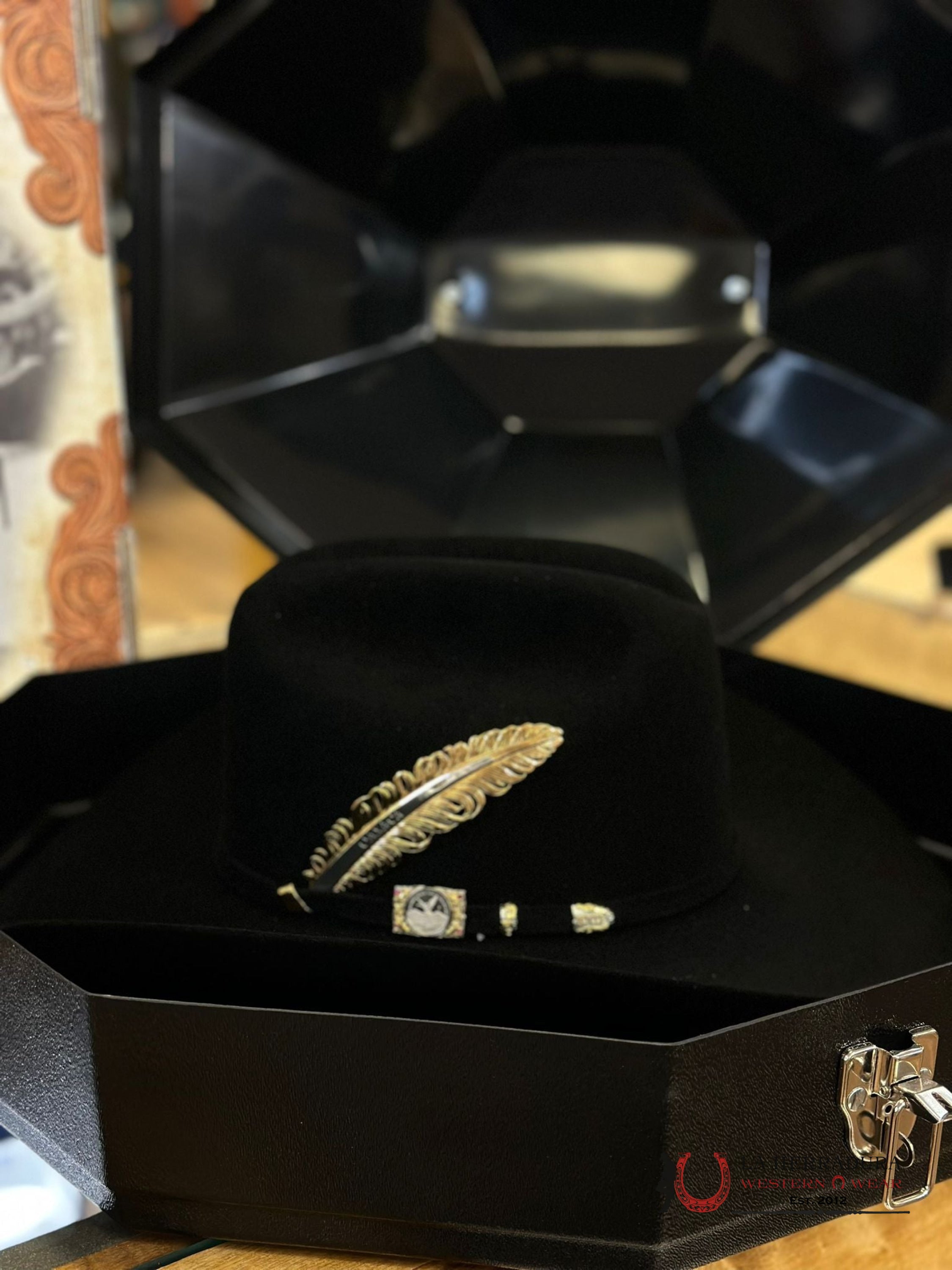 100X Larry Mahan´s Independencia Cowboy Hat Negro Tejana