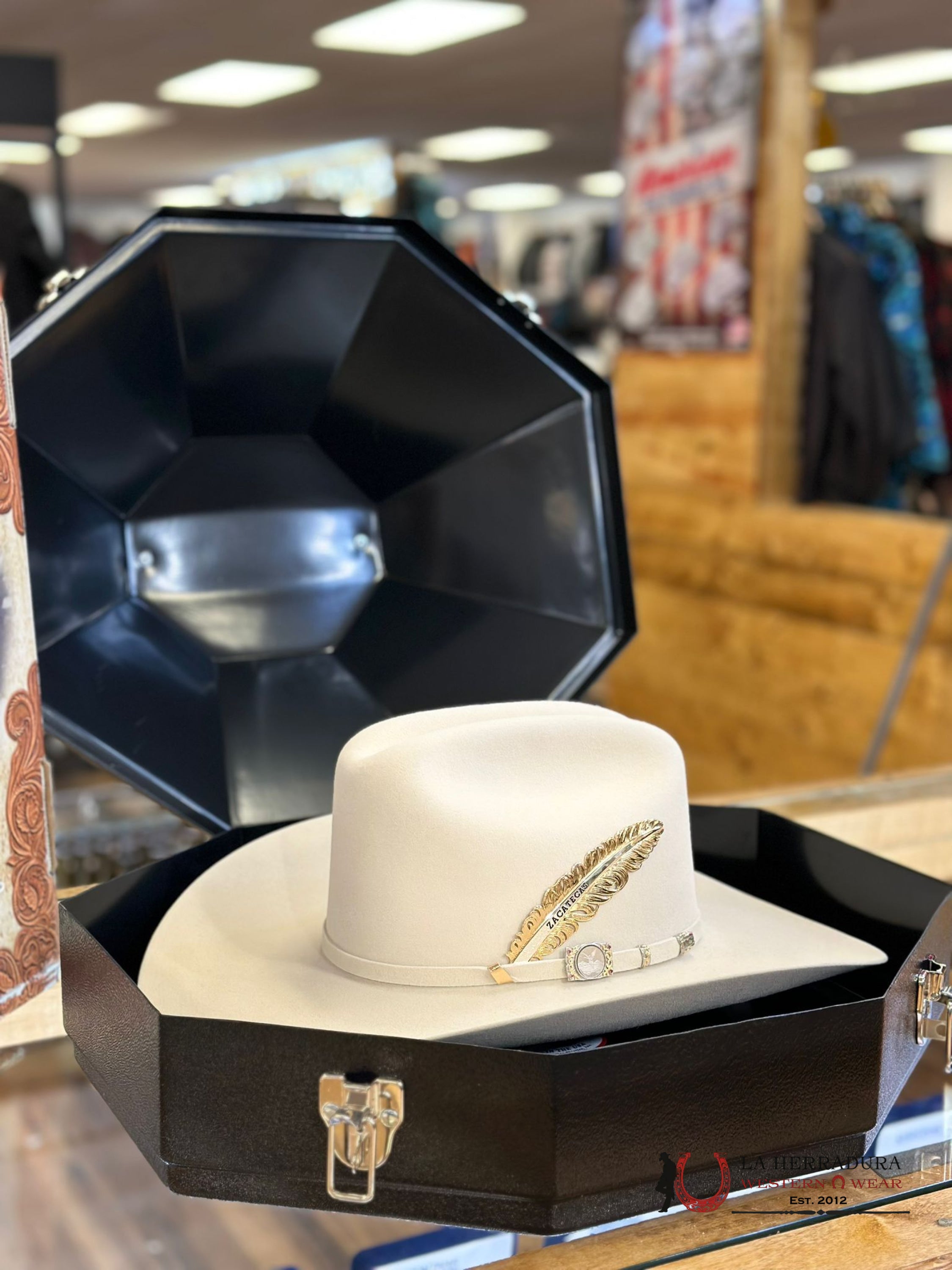 100X Larry Mahan´s Independencia Cowboy Hat Silver Belly Tejana