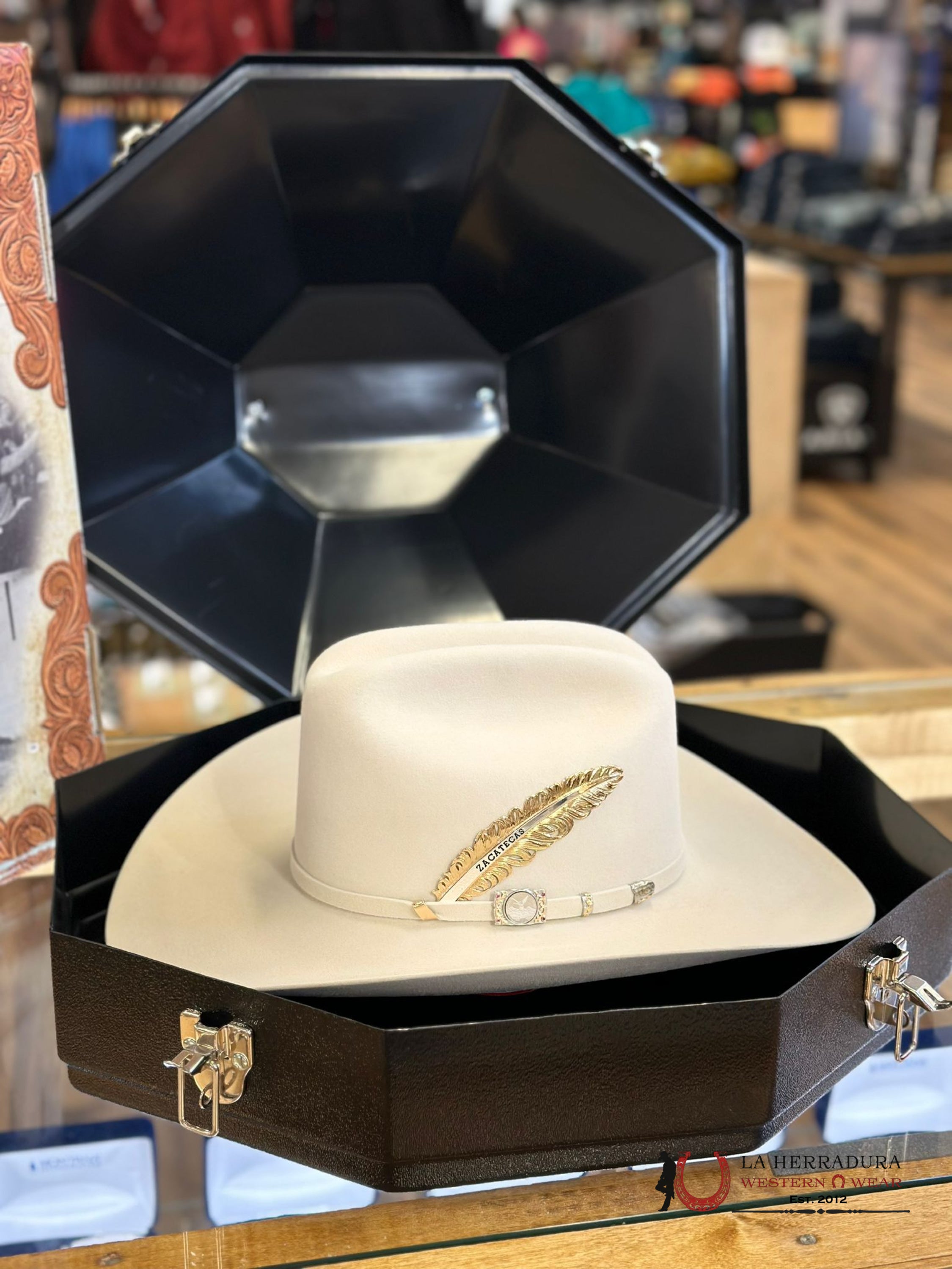 100X Larry Mahan´s Independencia Cowboy Hat Silver Belly Tejana