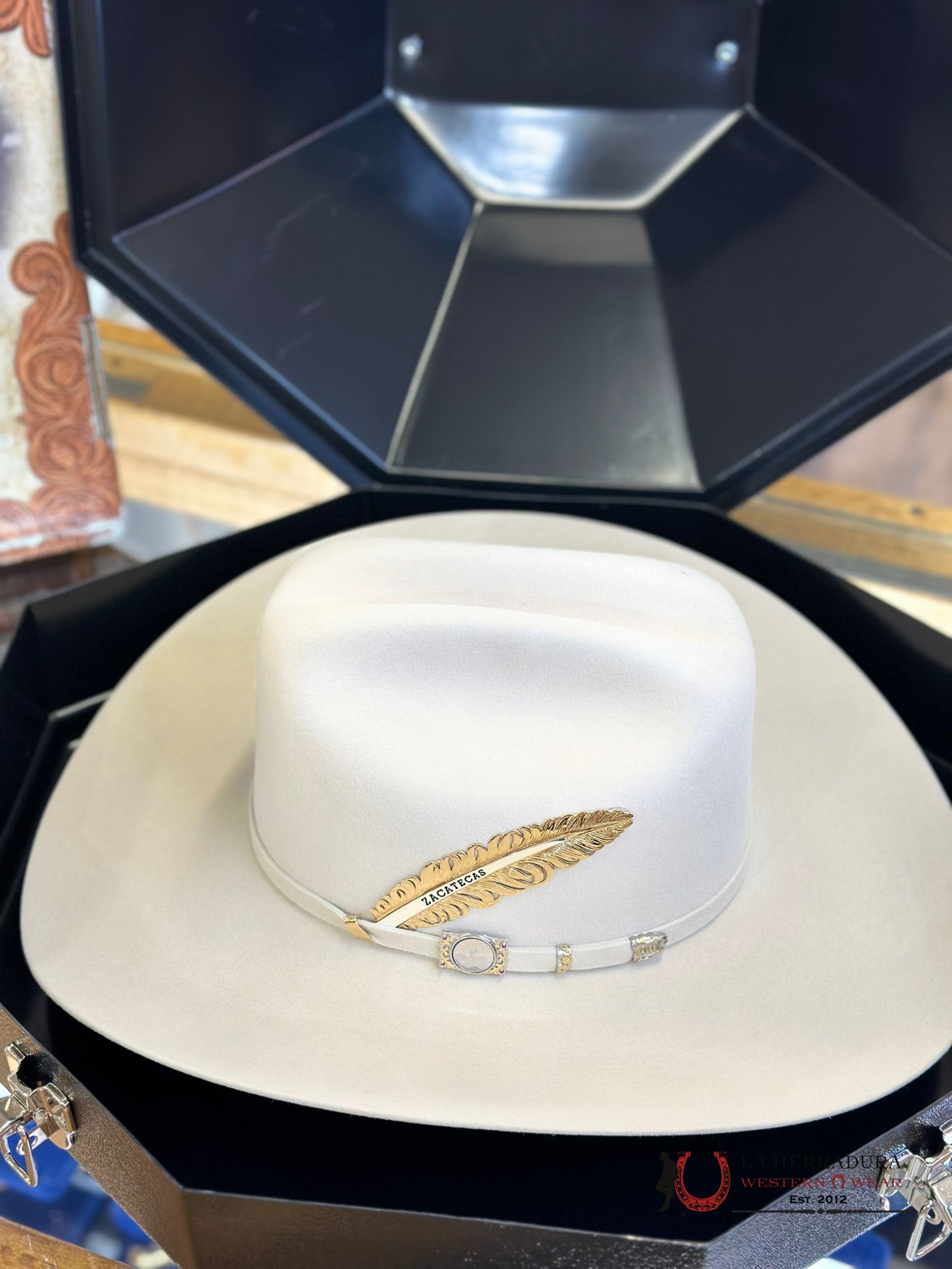 100X Larry Mahan´s Independencia Cowboy Hat Silver Belly Tejana