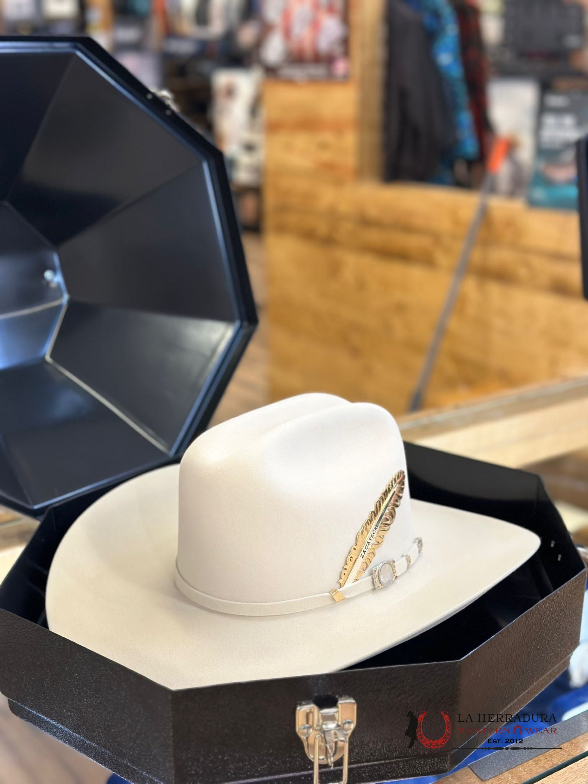 100X Larry Mahan´s Independencia Cowboy Hat Silver Belly Tejana