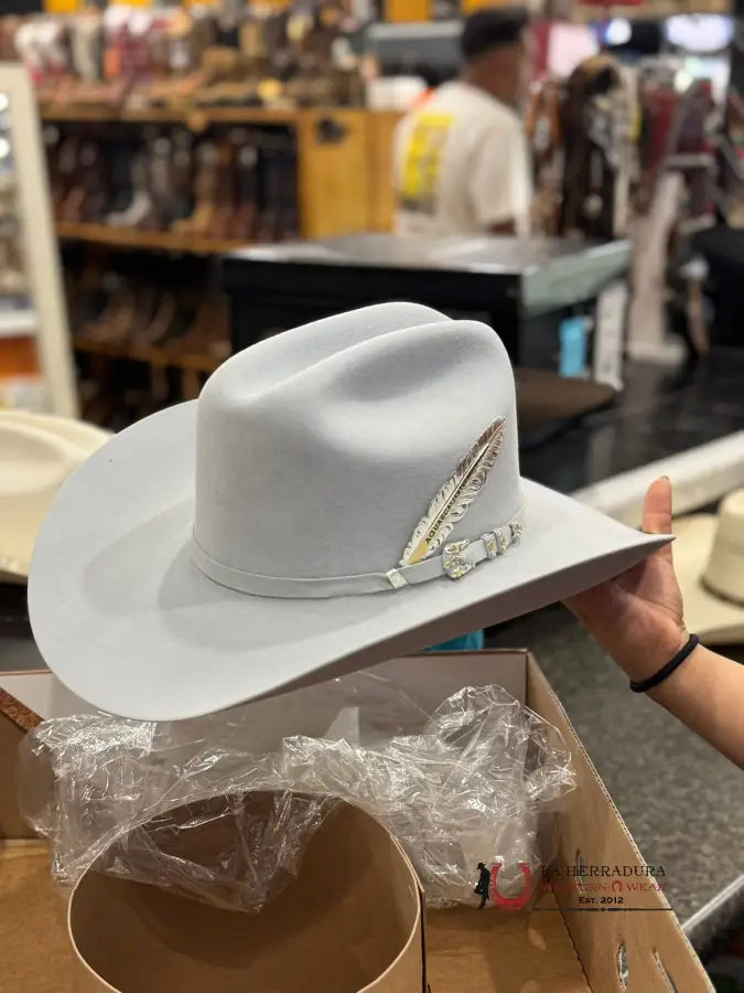 Larry Mahan´s 10X Jerarca Cowboy Hat Platinum Tejana