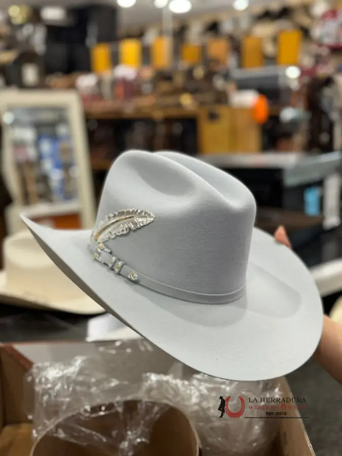 Larry Mahan´s 10X Jerarca Cowboy Hat Platinum Tejana