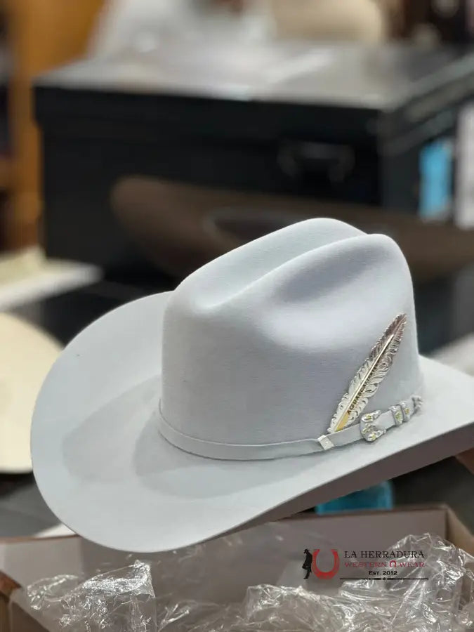 Larry Mahan´s 10X Jerarca Cowboy Hat Platinum Tejana