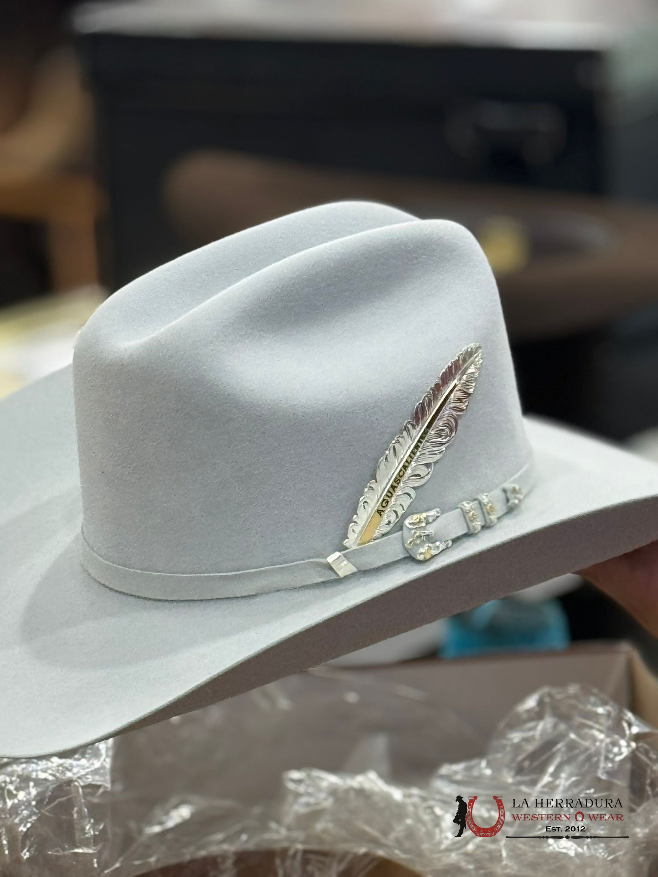 Larry Mahan´s 10X Jerarca Cowboy Hat Platinum Tejana