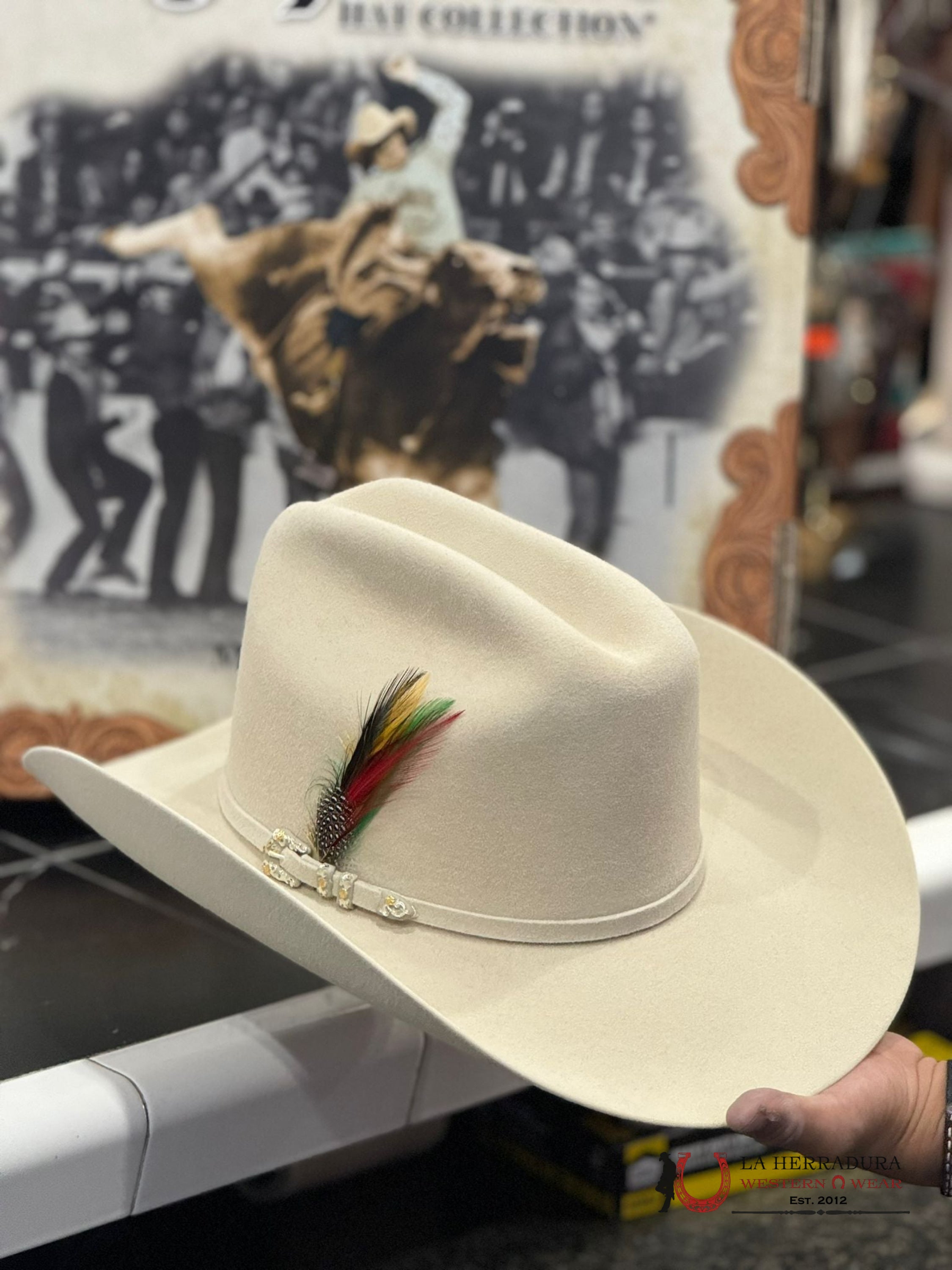 Larry Mahan´s 10X Jerarca Silver Belly Tejana