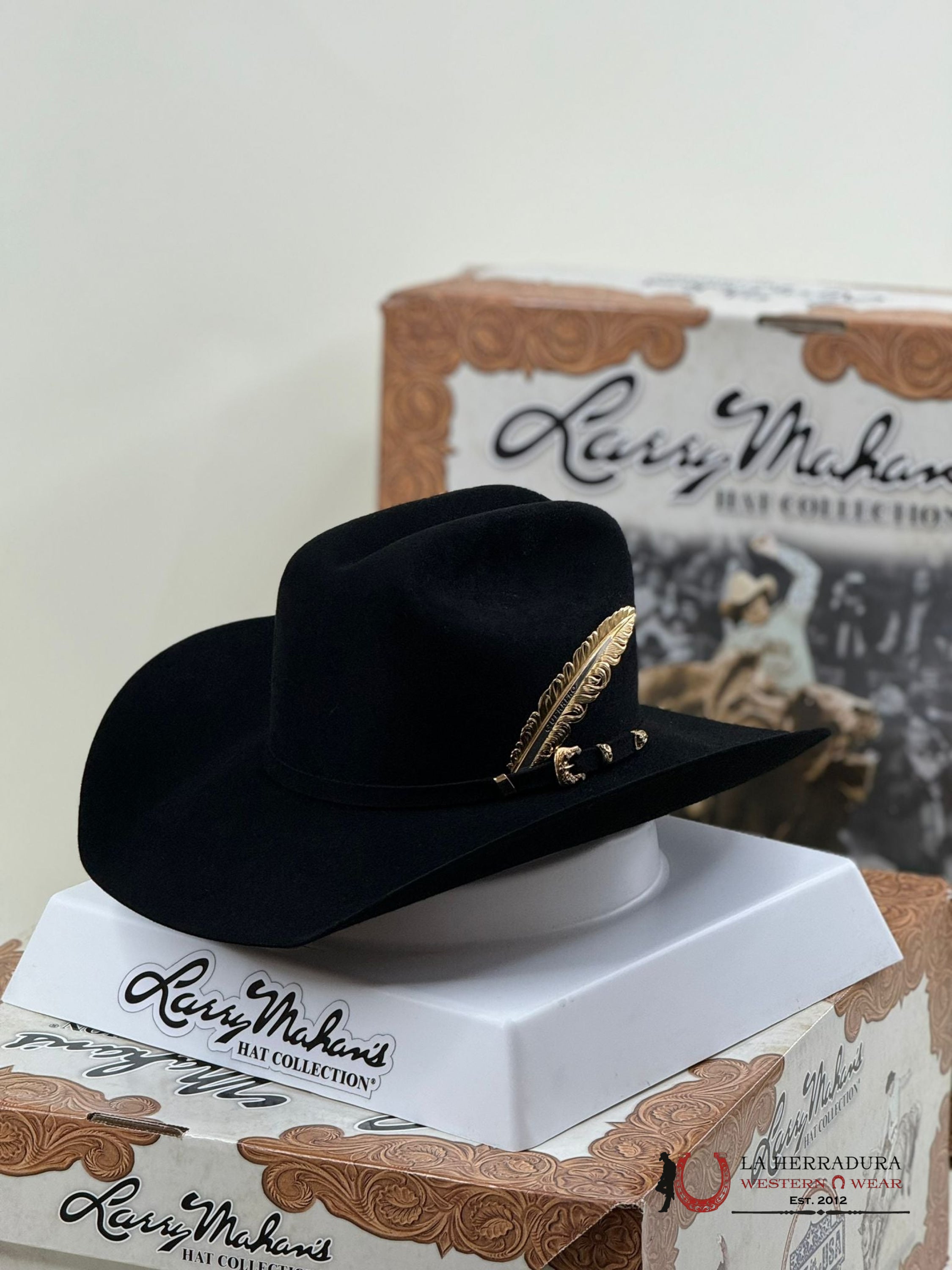 Larry Mahan´s 30X Cowboy Hat Black Tejana