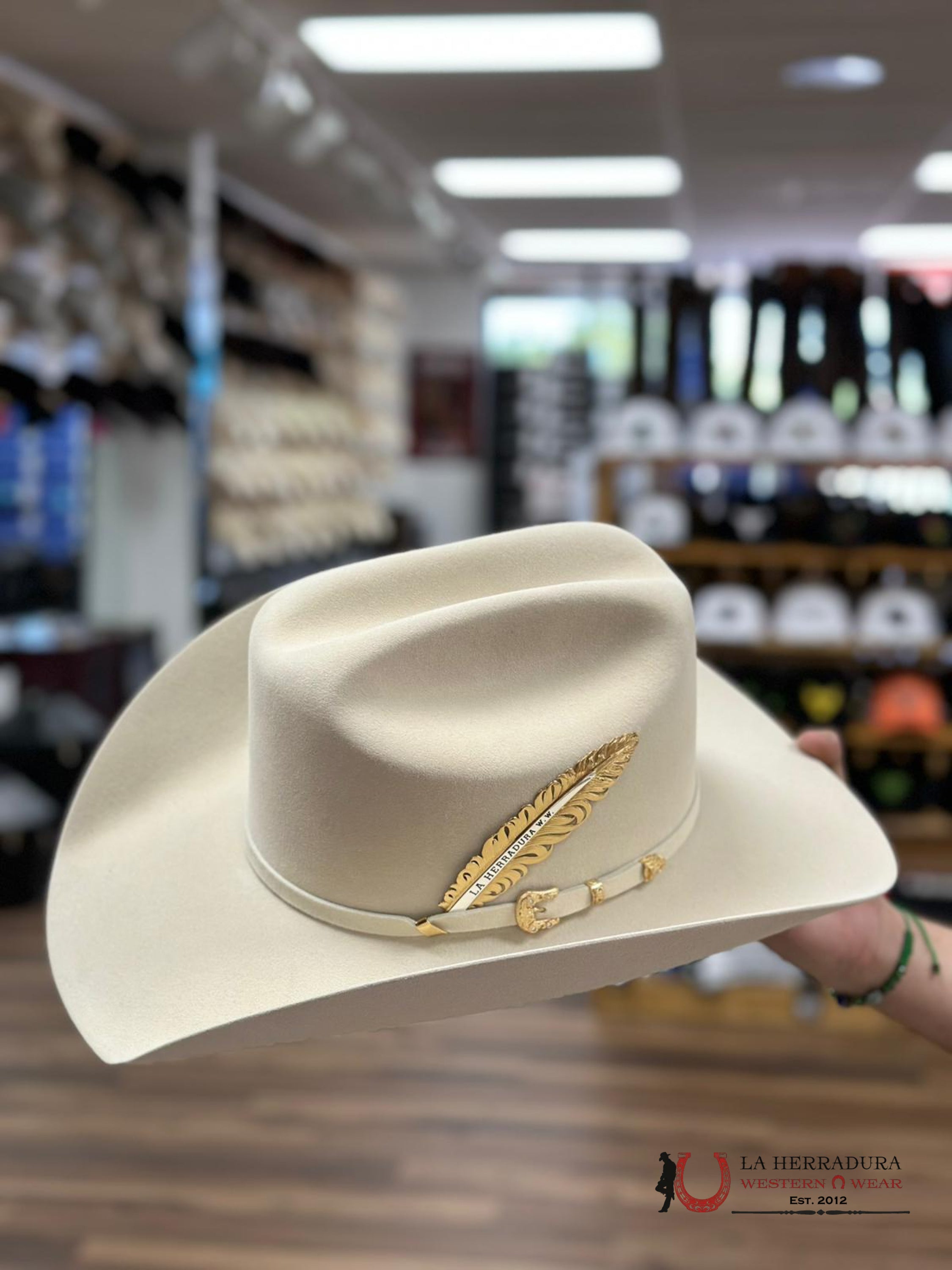 Larry Mahan´s 30X Cowboy Hat Silver Belly Tejana