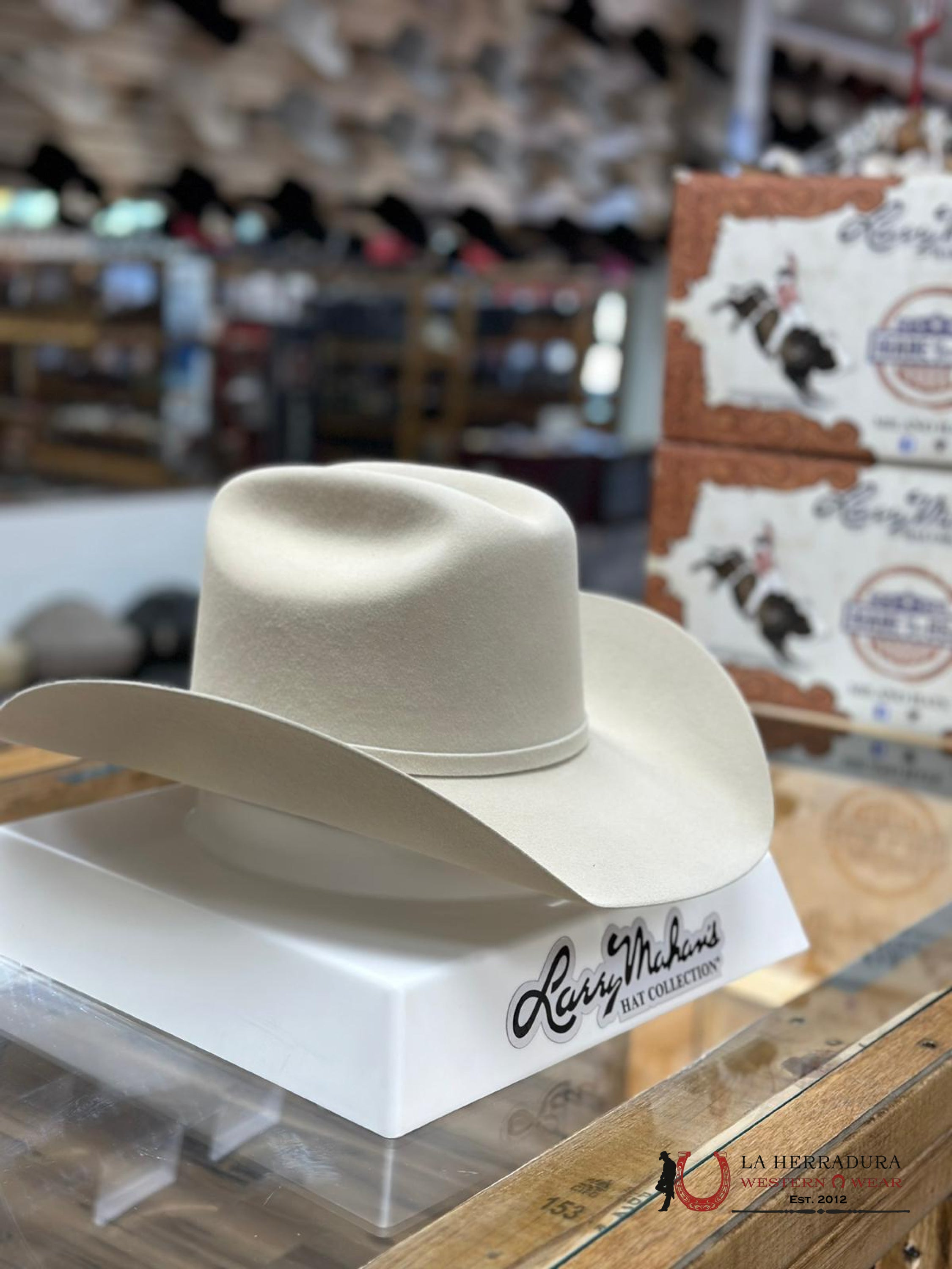 Larry Mahan´s 30X Cowboy Hat Silver Belly Tejana