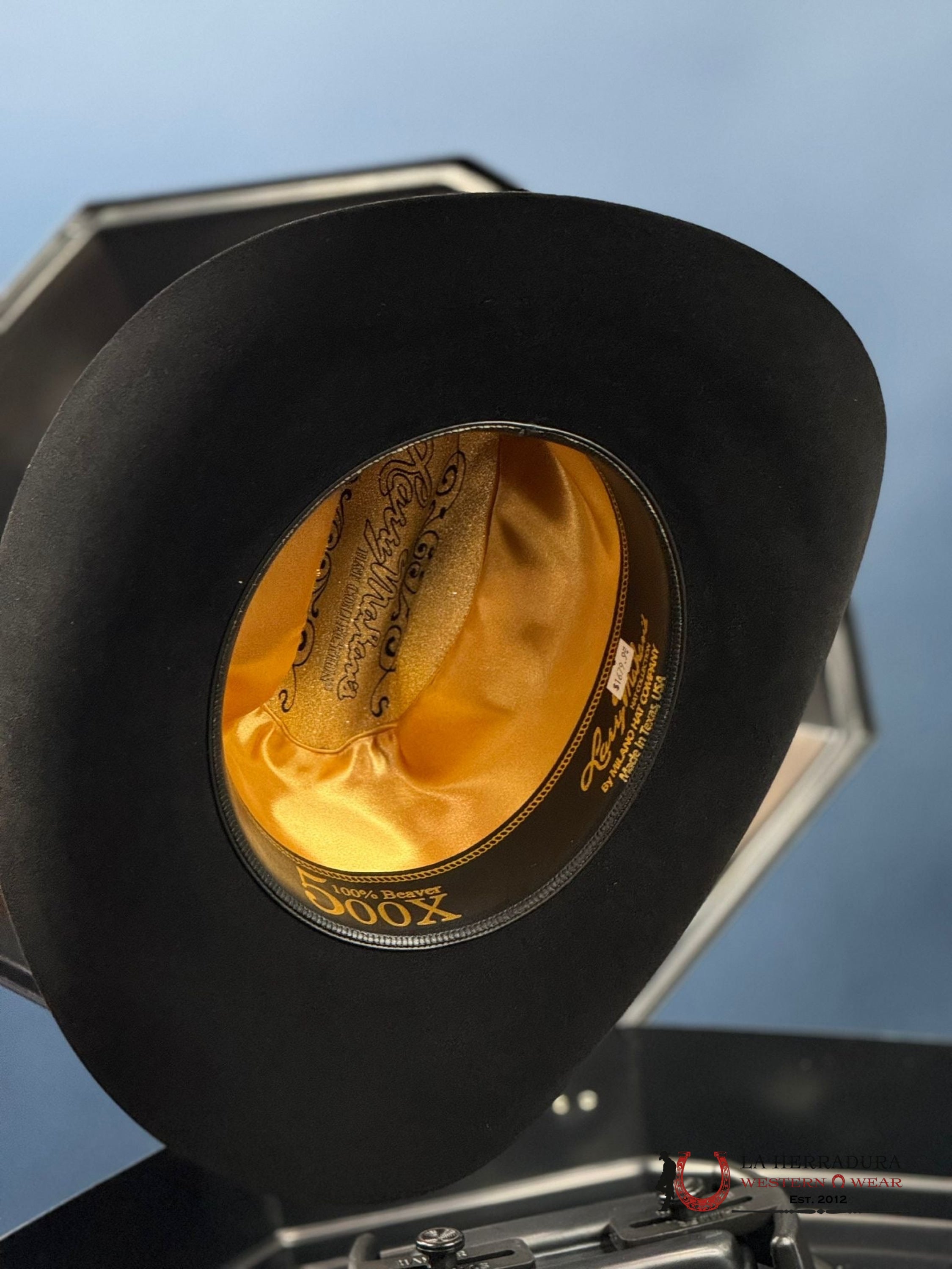 Larry Mahan´s 500X Superior Cowboy Hat Negro Tejana