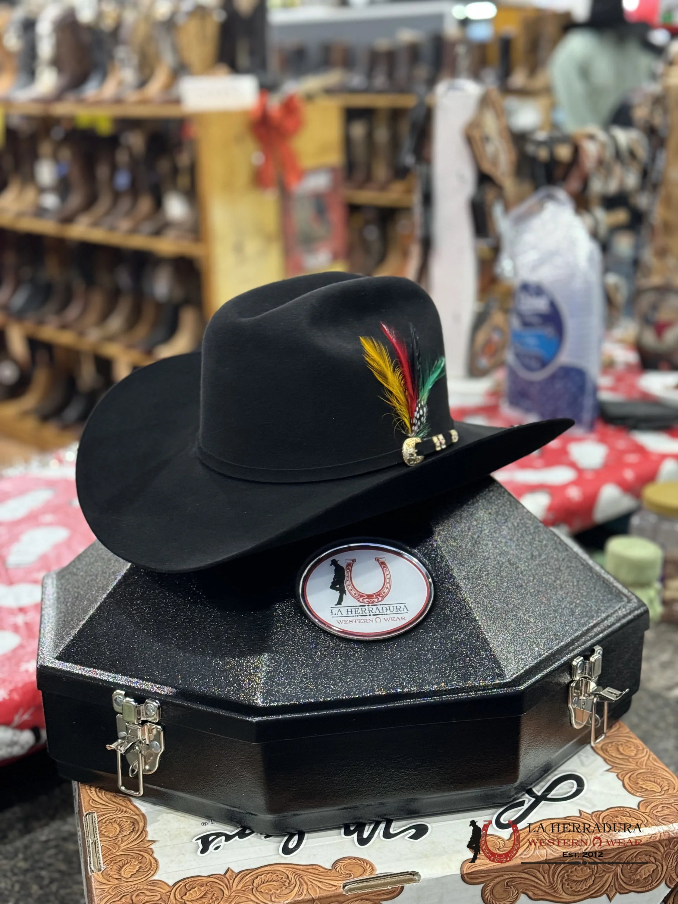 Larry Mahan´s 500X Superior Cowboy Hat Negro Tejana
