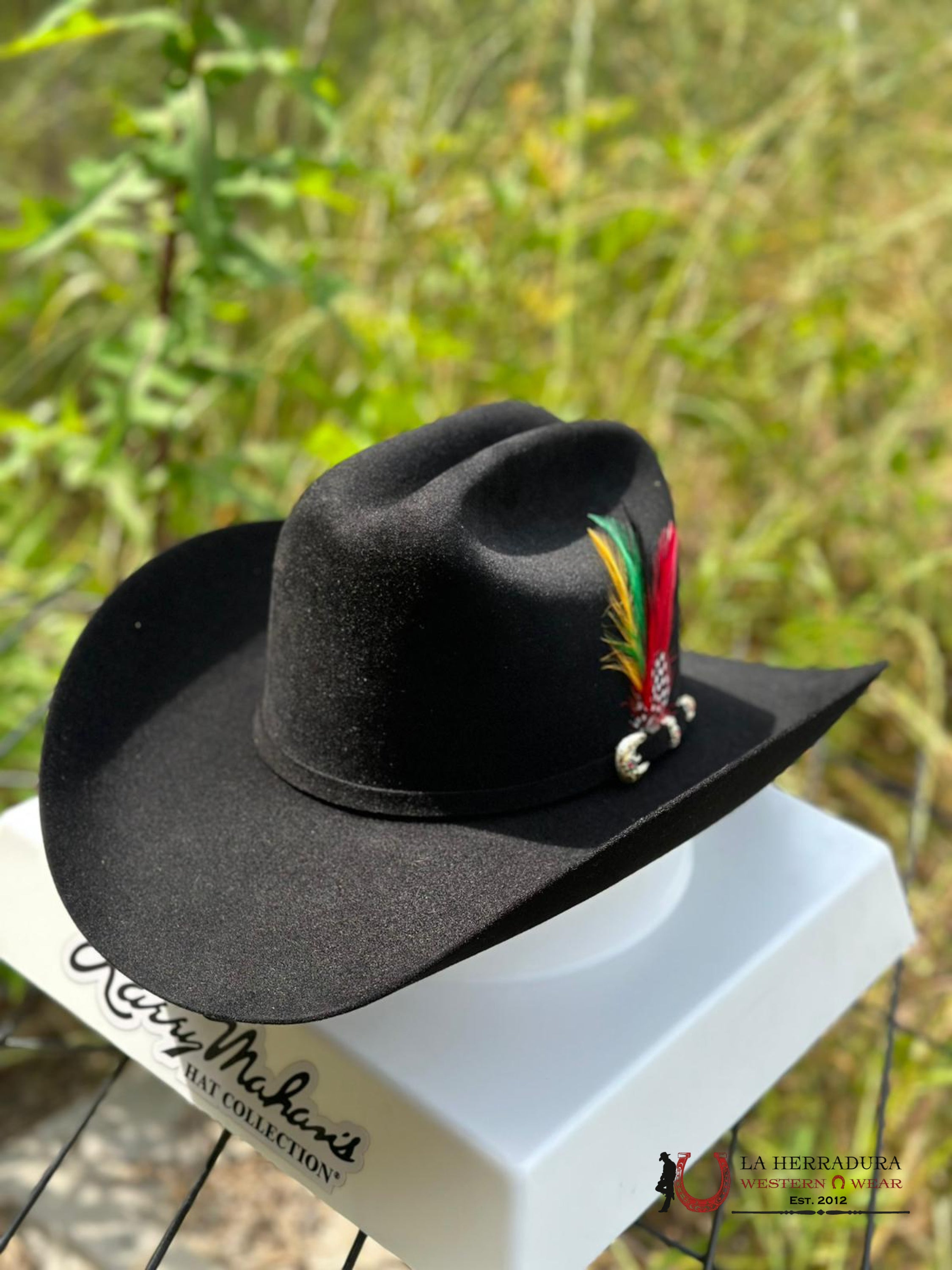 Larry Mahan´s 6X Real Black Coyboy Hats Tejana