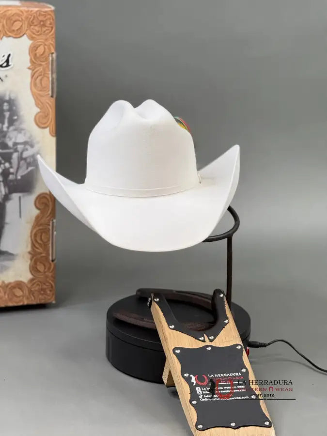 Larry Mahan´s 6X Real White Coyboy Hats Tejana