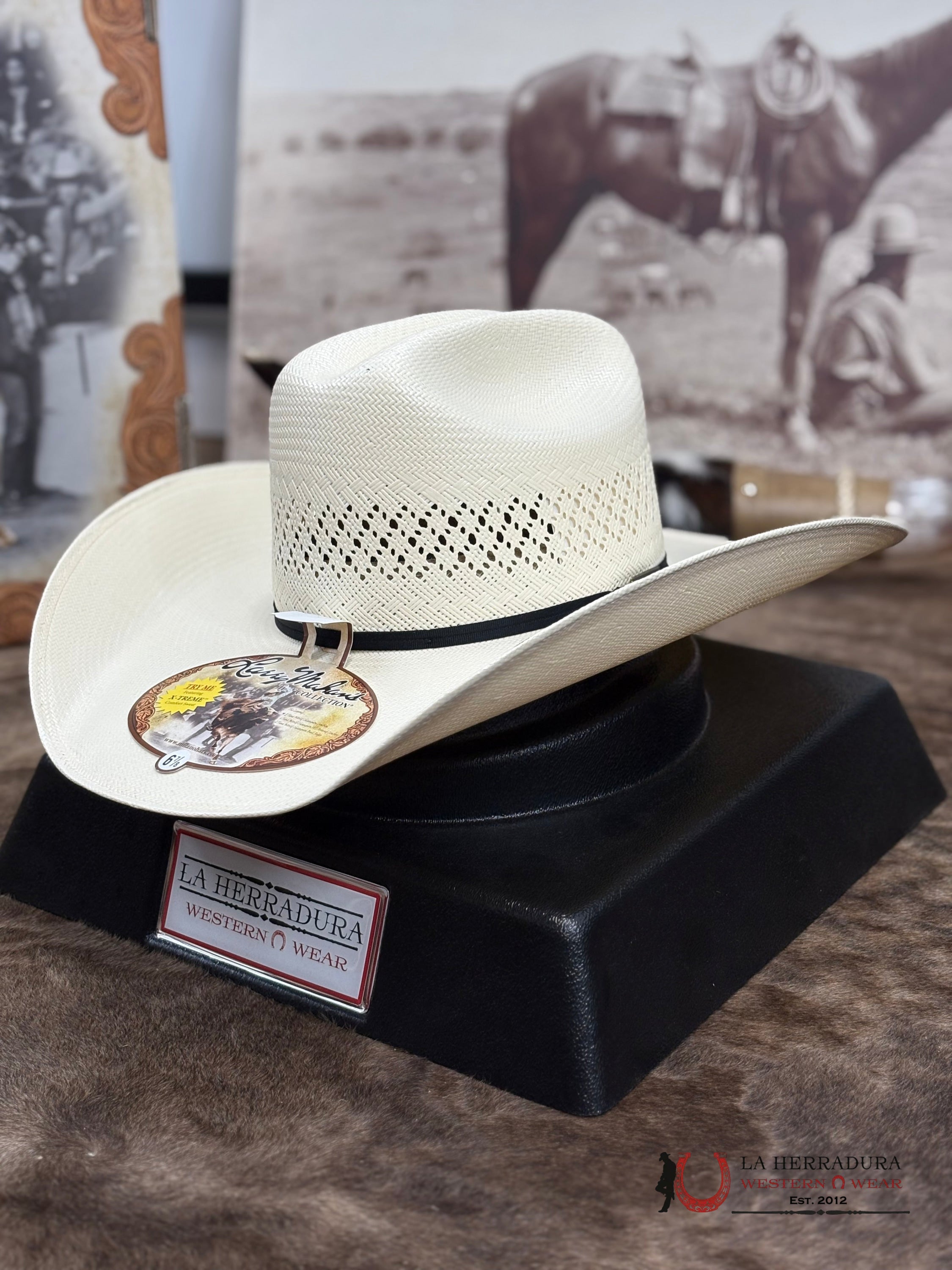 Larry Mahan’s Straw Hats Malboro Style 10x TEJANA