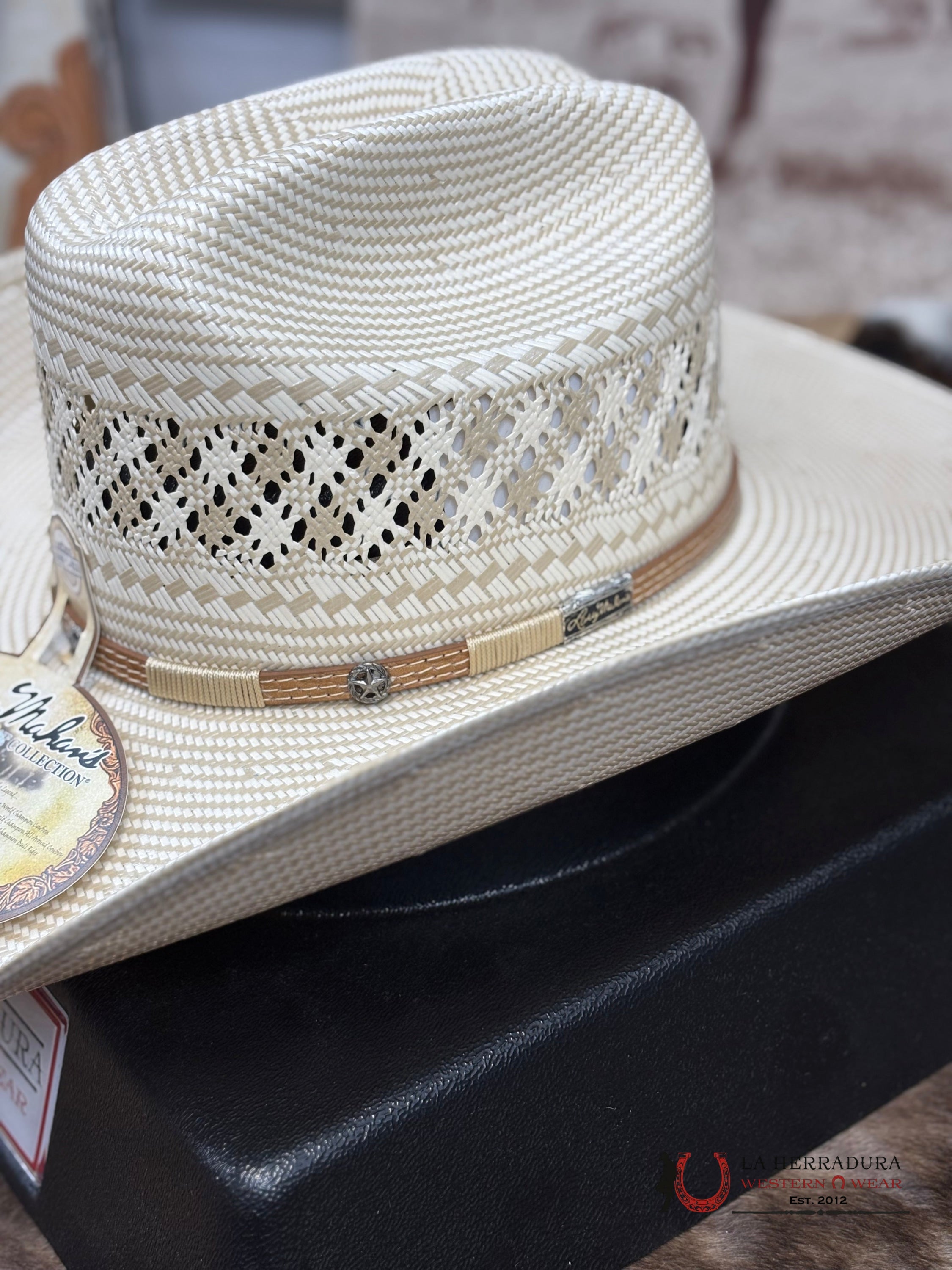 Larry Mahan’s Straw Hats Malboro Style 10x Ivory TEJANA