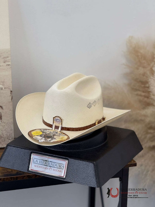 Larry Mahan's 15x Cognac Straw Hats El Primero / Sinaloa Style Copa Chica