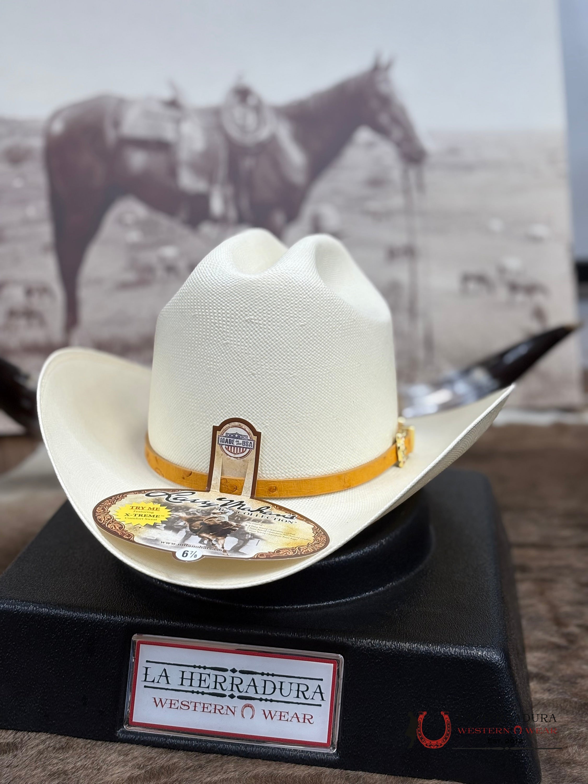 Larry Mahan’s Straw Hats Corona Sinaloa Style 30X TEJANA