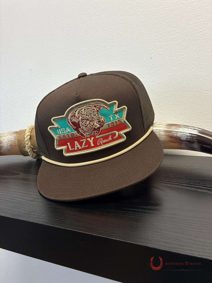 LAZY J GORRA MARRÓN EL RANCHO