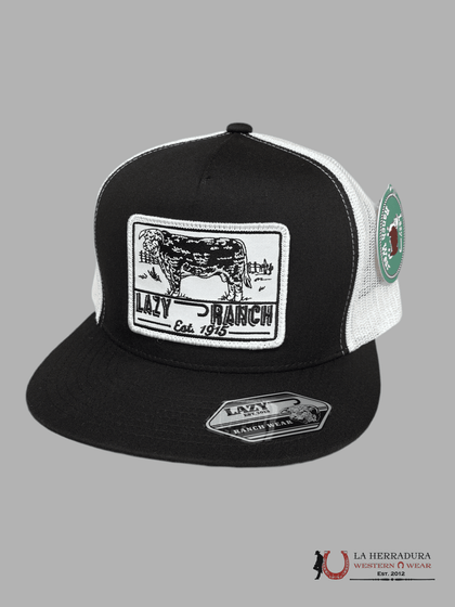 GORRAS LAZY J BLANCAS Y NEGRAS