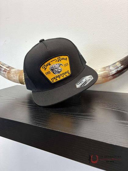 LAZY J CAPS BLACK AND YELLOW