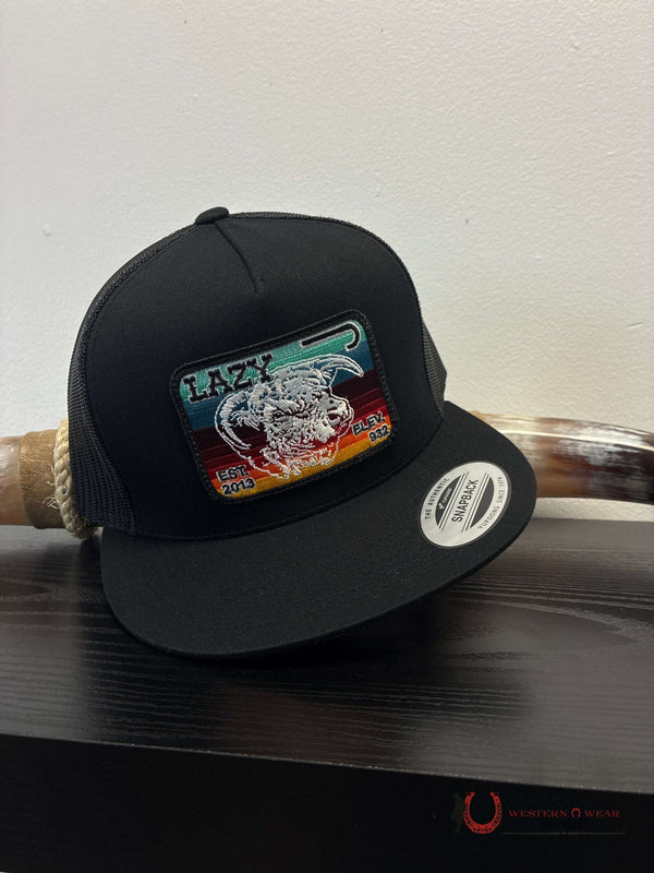 LAZY J CAPS BLACK Style 2.7 multicolor