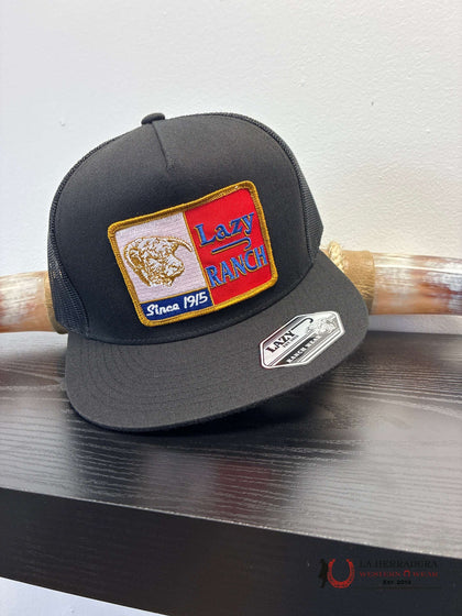 LAZY J GORRAS NEGRAS Estilo 3.6 COLOR DORADO