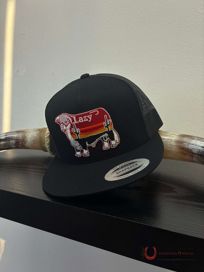 GORRAS LAZY J NEGRAS Estilo ROJO 2.1