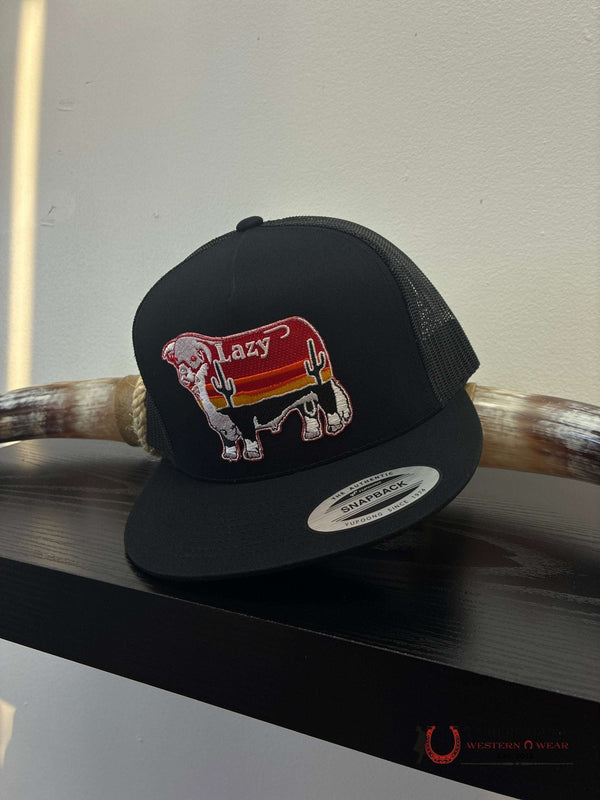 GORRAS LAZY J NEGRAS Estilo ROJO 2.1