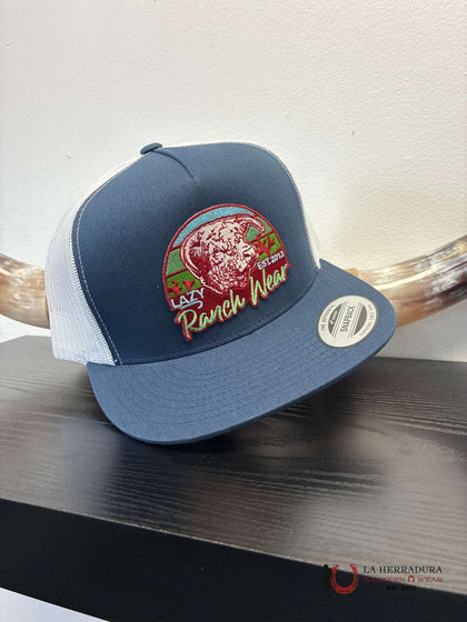 GORRAS AZULES Y BLANCAS DE LAZY J