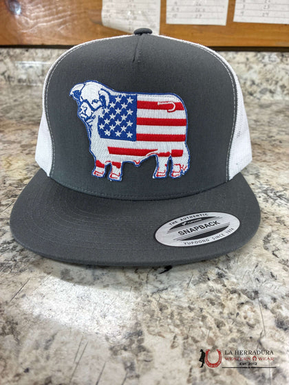 GORRAS LAZY J TORO COLORES BANDERA ESTADOUNIDENSE