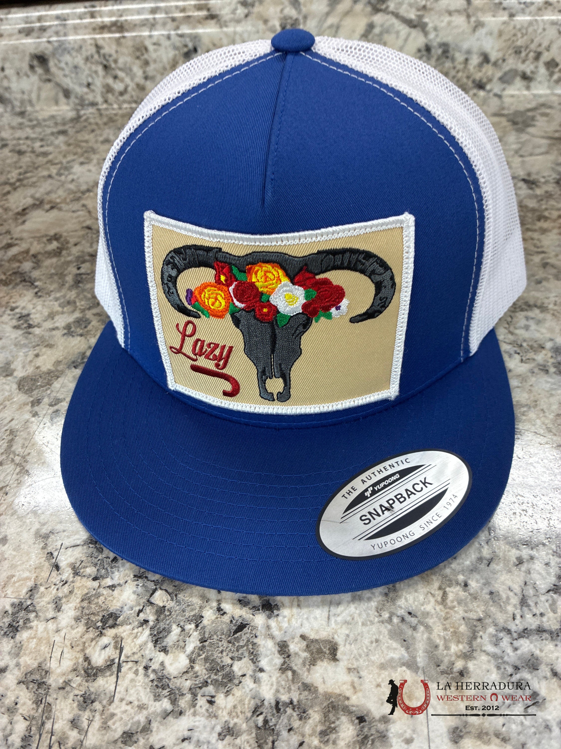 LAZY J CAPS DARK BLUE