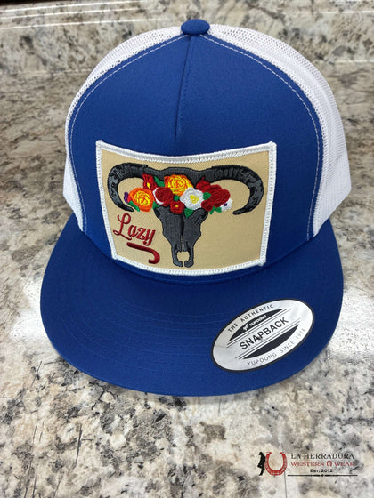 LAZY J GORRAS AZUL OSCURO