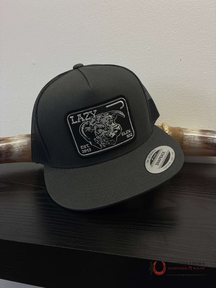 GORRAS LAZY J GRIS Y NEGRO 3:1