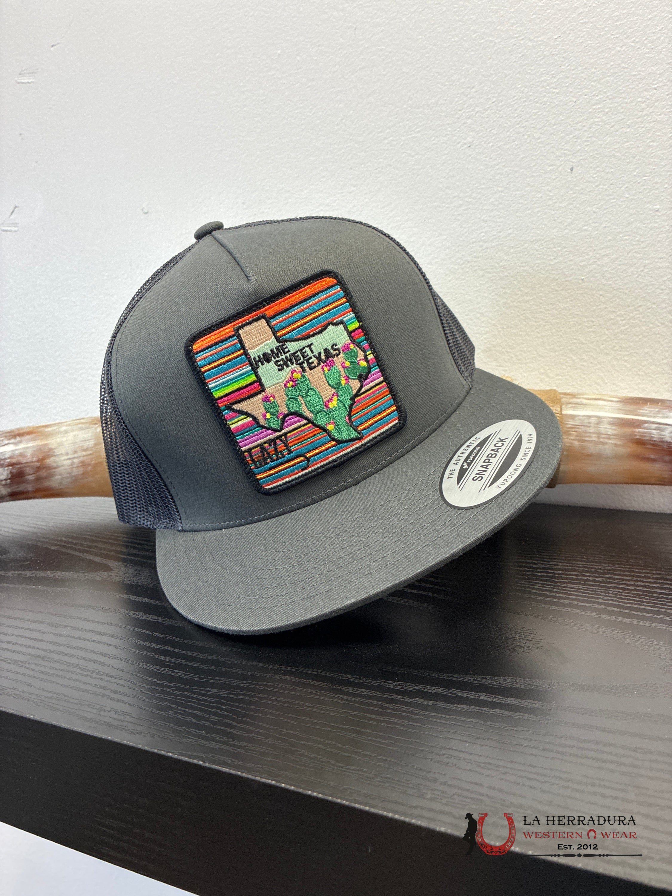 LAZY J CAPS PRUEBA DARK GREY HOME SWEET TEXAS