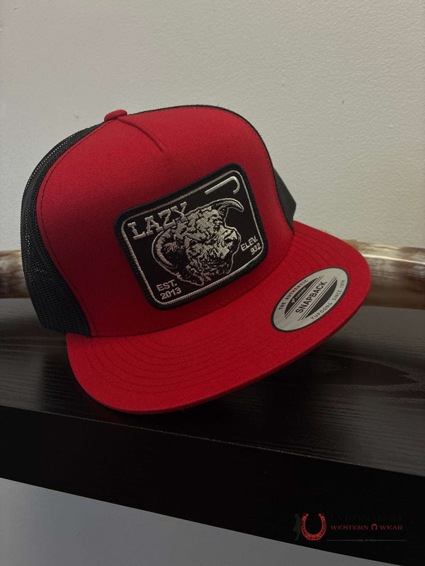 LAZY J GORRAS ROJAS Estilo NEGRO 1.2