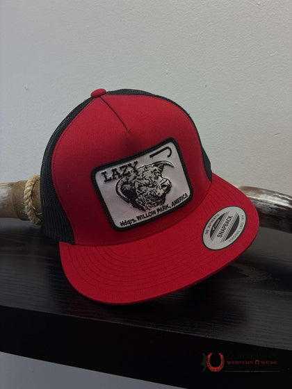 LAZY J GORRAS ROJAS Estilo BLANCO 1.3