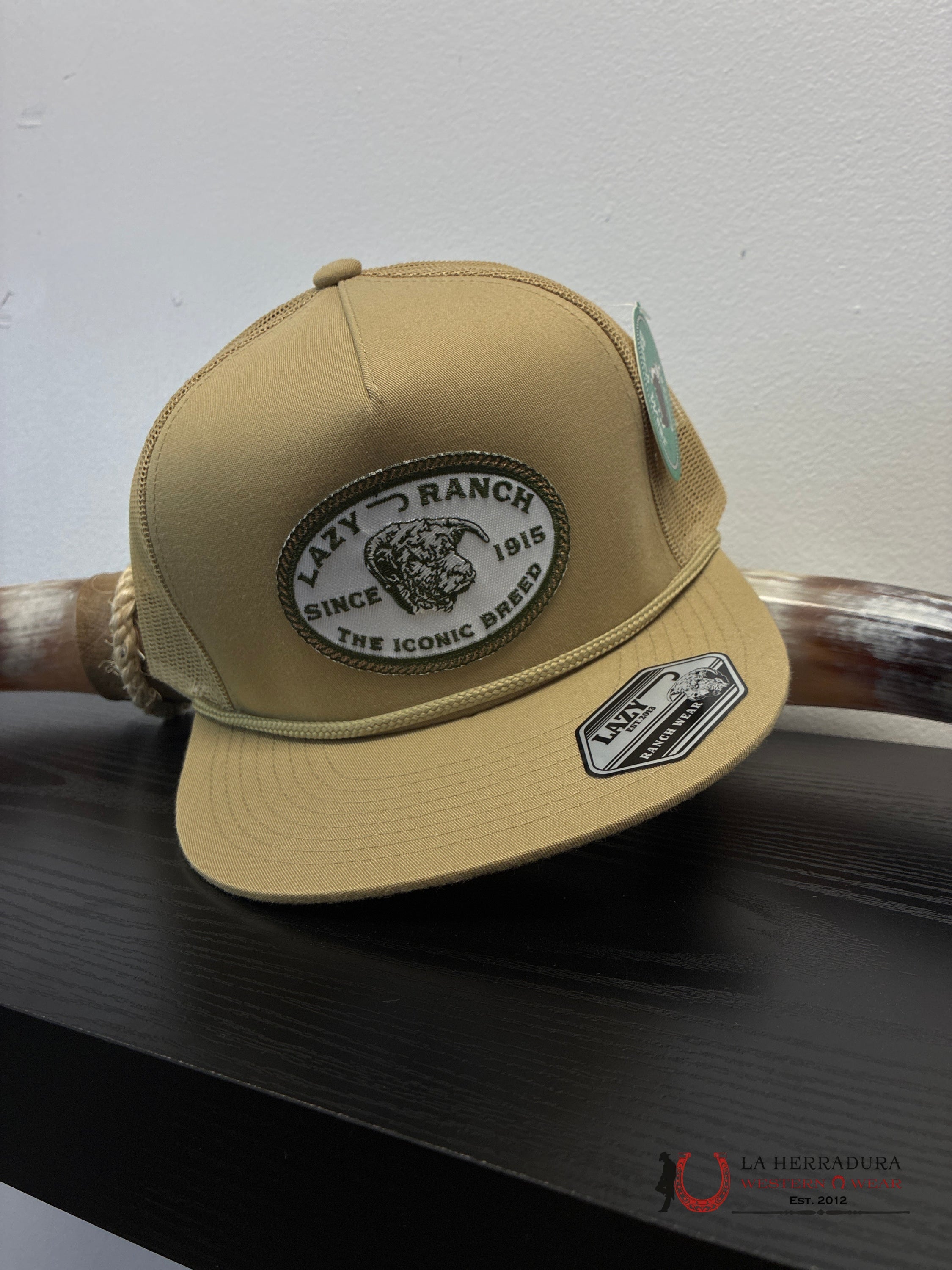 LAZY J CAPS TAN GREEN