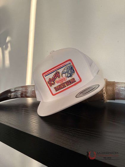 GORRAS LAZY J BLANCAS Estilo 2.5 NARANJA ROSA