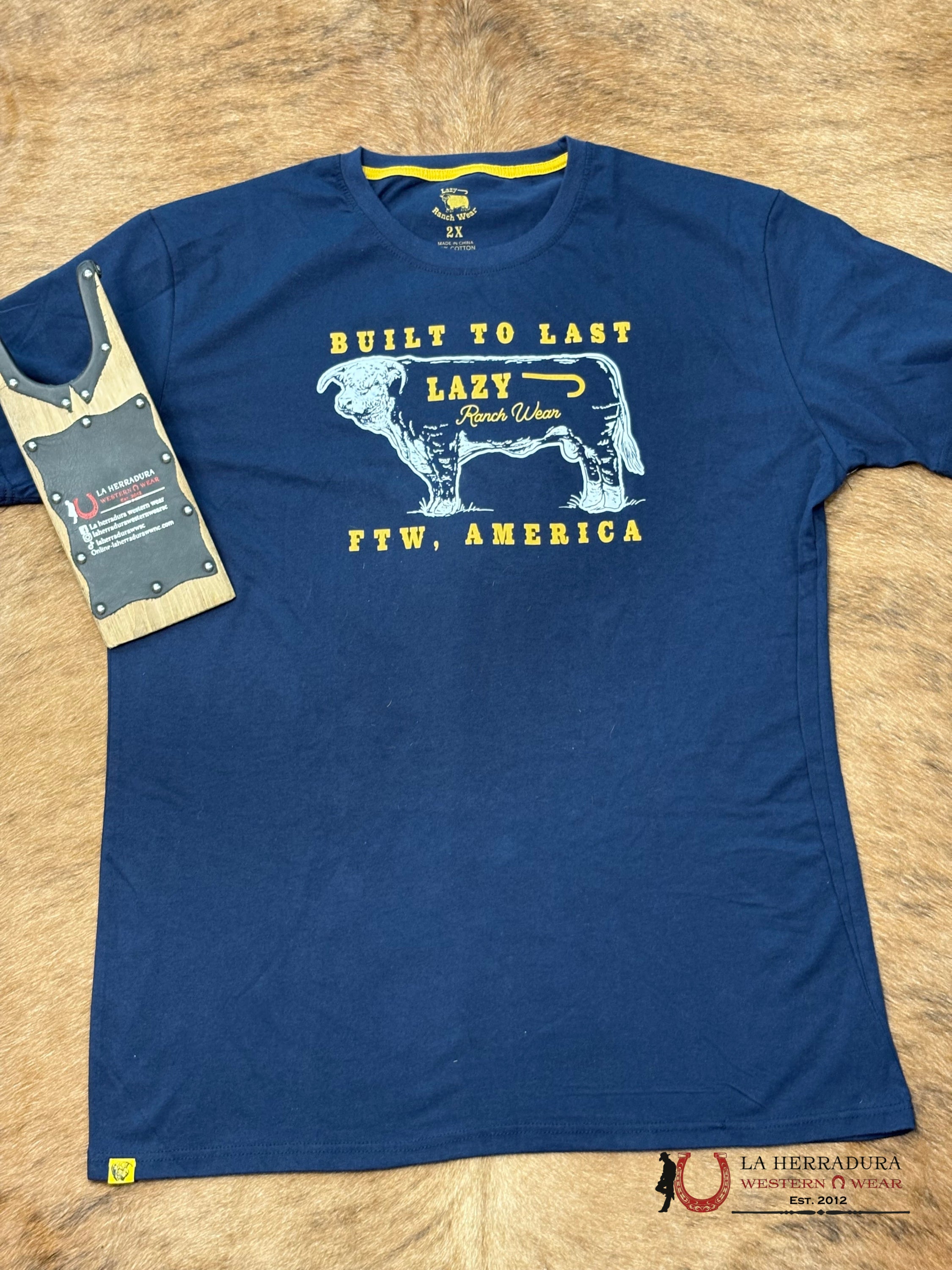 LAZY J NAVY FRONT LOGO ROPA HOMBRES